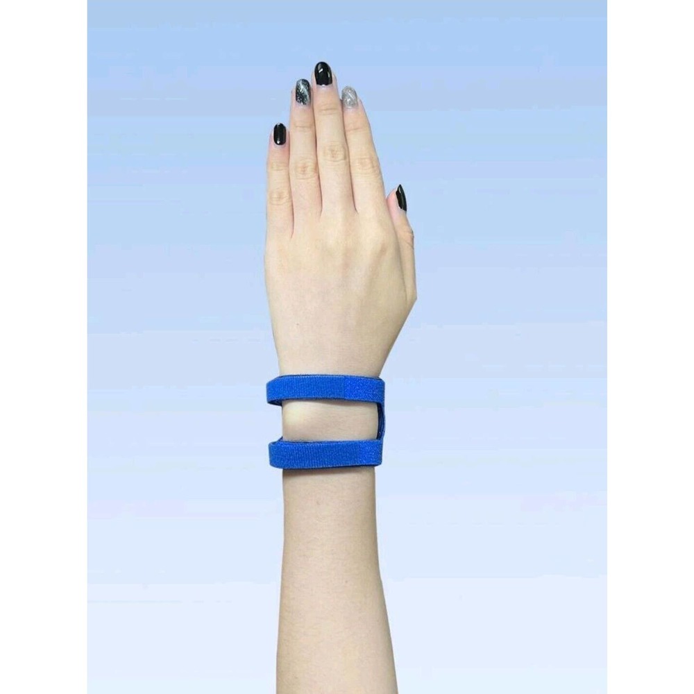 NEW Adjustable Wrist Brace Pain Support Widget - TFCC Tears, Ulnar, Side - BLUE